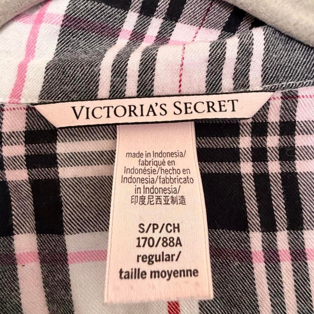 Victoria's Secret plaid pajama set in a S - Picture 2 of 5